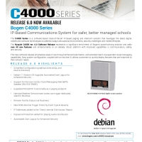 C4000 ver 6.0 System Highlights